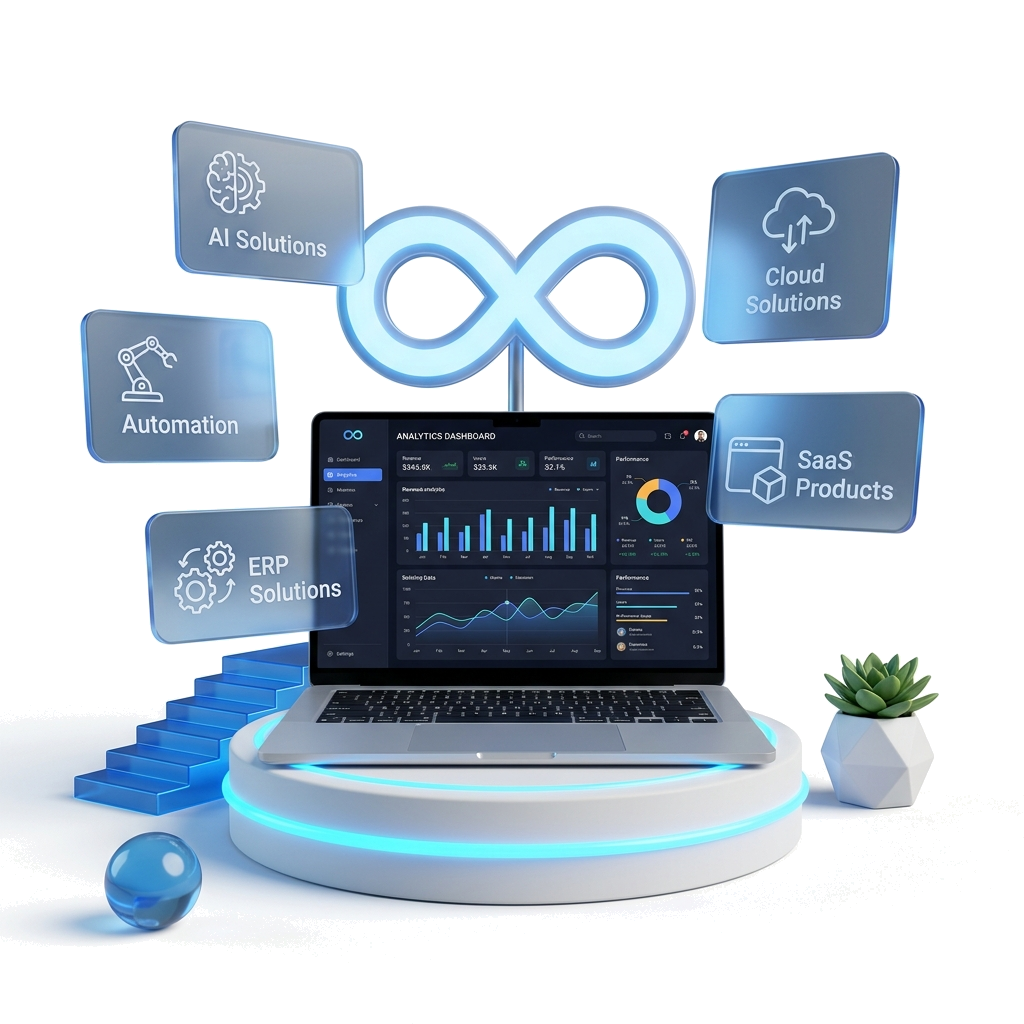 About Us 3D Illustration
